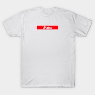 Water // Red Box Logo T-Shirt